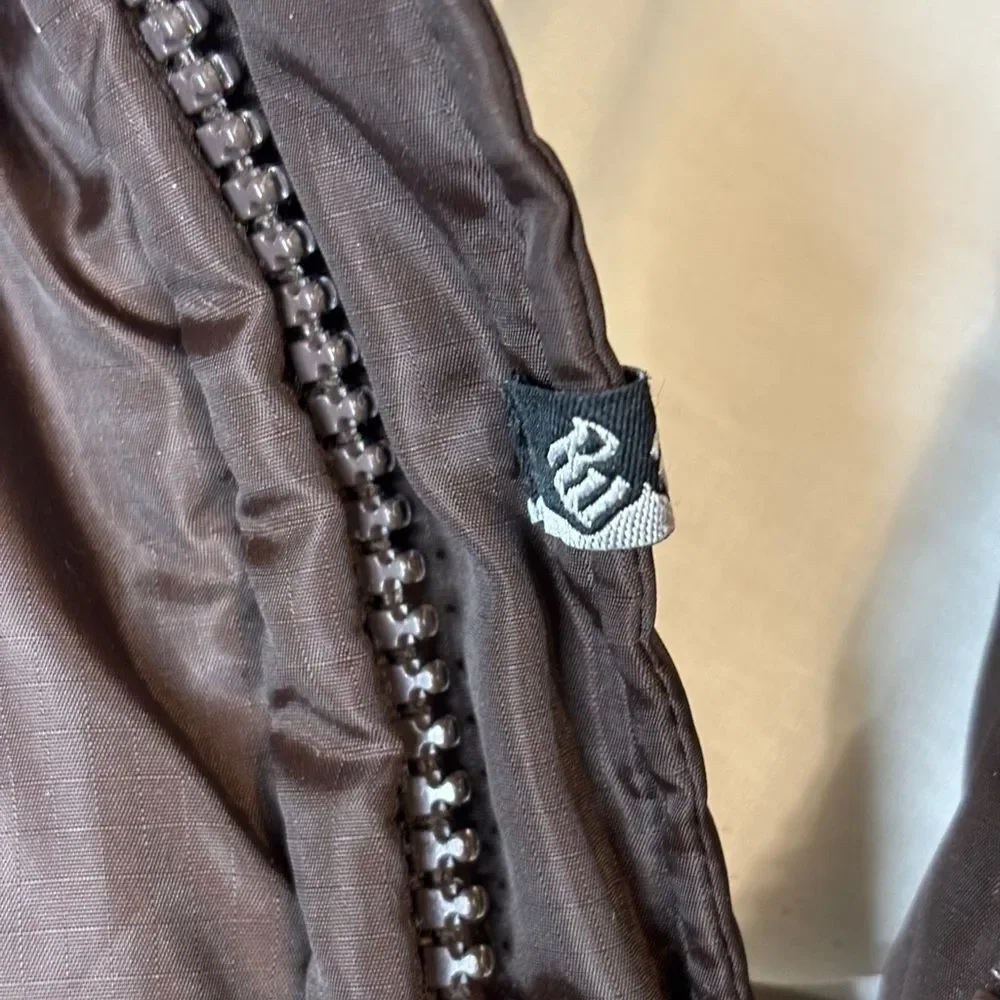 Rocawear Puffer Zip‎ Winter Jacket Brown Men 2XL